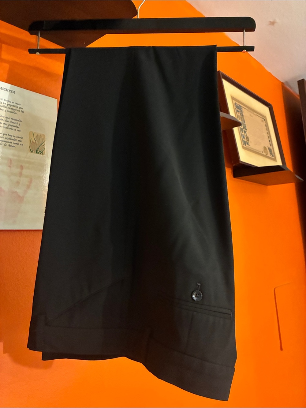 GAP Black Straight-Leg Dress Pants